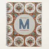  monogram Floral Terracotta Tiles Planner (Voorkant)
