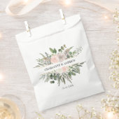 Monogram Floral Weddings Bedankzakje (Geknipt)
