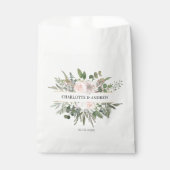 Monogram Floral Weddings Bedankzakje (Voorkant)