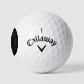 Monogram  Floral Wreath Golfballen (Logo)