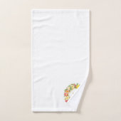 Monogram  Floral Wreator Towel Set Bad Handdoek (Handdoek)
