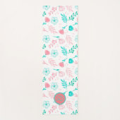 Monogram Floral Yogamat (Voorkant)