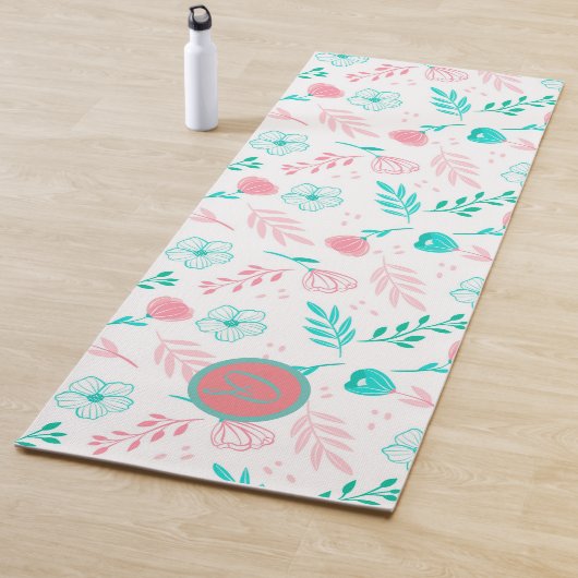 Monogram Floral Yogamat (In situ)
