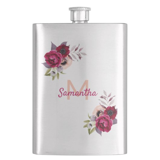 Monogram Florals burgundy Flacon (Voorkant)