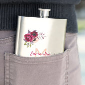 Monogram Florals burgundy Flacon (Voorbeeld)