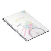 Monogram Flower Bicycle Notitieboek (80 pagina's B (Rechterzijde)