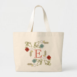 Monogram Flowers Jumbo Canvas tas