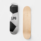 Monogram Football Voetbal Persoonlijk Skateboard (Voorkant)
