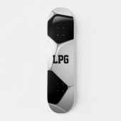 Monogram Football Voetbal Persoonlijk Skateboard (Voorkant)