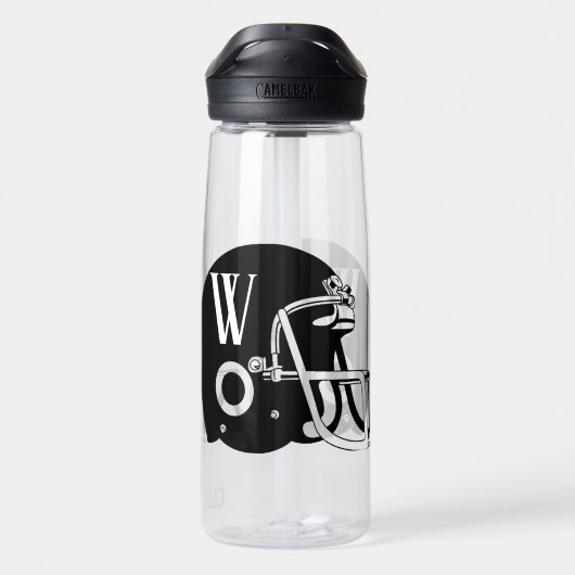 Monogram Football Waterfles (Achterkant)