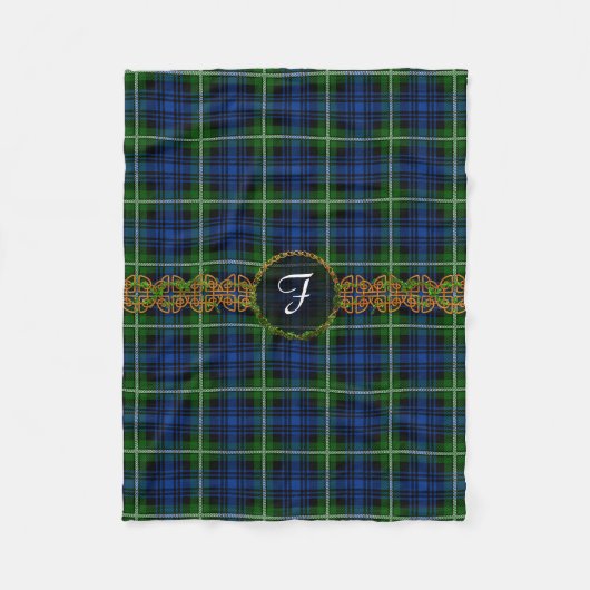 Monogram Forbes Tartan Fleece Deken (Voorkant)