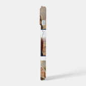 Monogram foto Bold Navy Blauw iPhone 15 Case (Linkerkant)