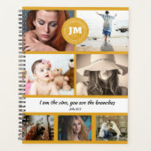 Monogram foto collage Christelijke inspiratie Planner (Voorkant)