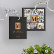 Monogram foto collage familie