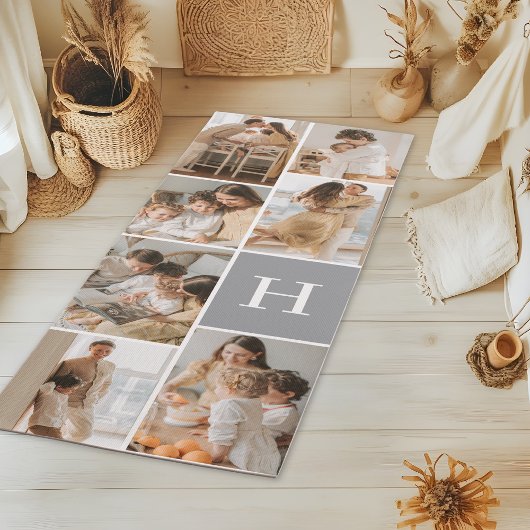 Monogram Foto Collage Oefening Yogamat
