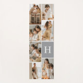 Monogram Foto Collage Oefening Yogamat (Voorkant)