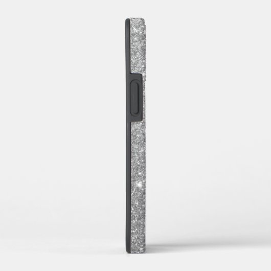 Monogram Foto Glitter Roos Gold Handgeschreven Case-Mate iPhone Case (Achterkant / Rechts)