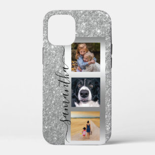 Monogram foto glitters rose goud handgeschreven  Case-Mate iPhone case