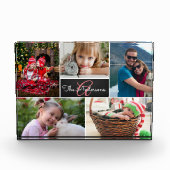 Monogram foto-inkuilfamilie fotoblokken (Voorkant)