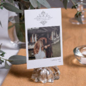 monogram foto | Tabelnummer Kaart