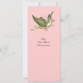 MONOGRAM FOTO-TEMPLATE VOOR STORKBABY SHOWER KAART (Achterkant)