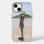Monogram Foto Voeg je foto toe Pas aan Case-Mate iPhone Case (Achterkant)