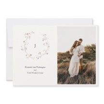 Monogram Foto Waterverf Weddenschap