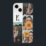 Monogram  Foto White iPhone 14 Hoesje<br><div class="desc">Het minimalistische hoesje kenmerkt monogram in  doopvont.</div>