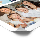 Monogram fotocollage familie poster (Hoek)