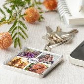 Monogram fotocollage sleutelhanger (Zijkant)