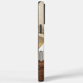 Monogram Fotohout Grain Timber Persoonlijke naam Case-Mate iPhone Case (Achterkant / Rechts)