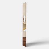 Monogram Fotohout Grain Timber Persoonlijke naam Case-Mate iPhone Case (Achterkant / Rechts)