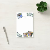 Monogram Foto's Elegant Leaves Greenery Post-it® Notes (Kantoor)