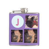 Monogram/foto's Heupfles (Voorkant)