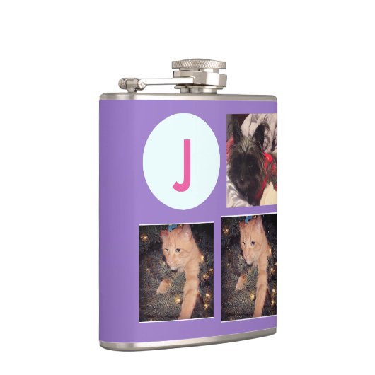 Monogram/foto's Heupfles (Rechts)