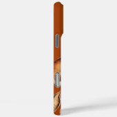 Monogram Fox Art Limoen Houten Patroon iPhone Case-Mate iPhone Case (Achterkant / Rechts)