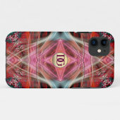 Monogram Fractal Diamond Dreams Custom iPhone 5 Case-Mate iPhone Case (Achterkant (horizontaal))