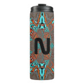 Monogram Fractal Star of Future Thermosbeker (Voorkant)