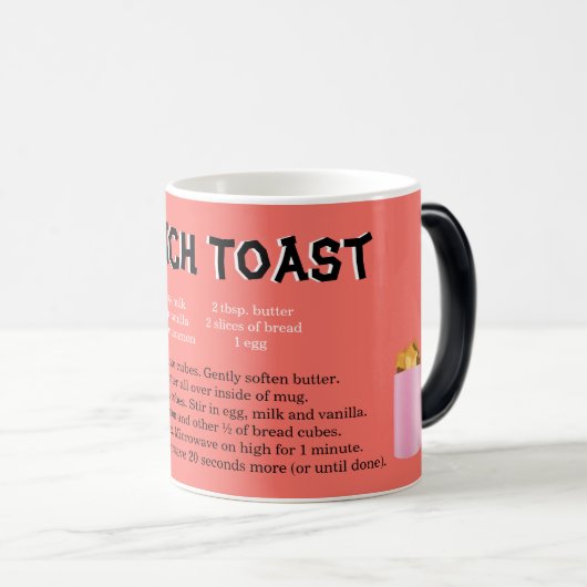 Monogram Frans Toast Recept Verbazingwekkende Mok (Voorkant rechts)