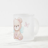 Monogram Frosted Glass Mok (Voorkant rechts)