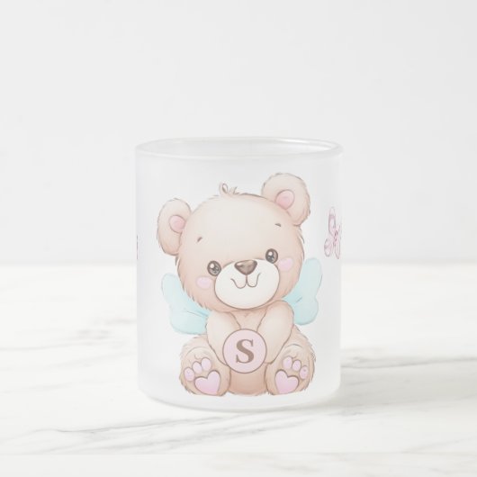 Monogram Frosted Glass Mok (Center)
