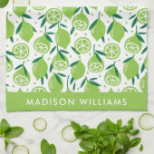 Monogram Fruit Elegant Stylish Kitchen Towel Theedoek (Gevouwen)