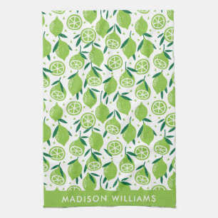 Monogram Fruit Elegant Stylish Kitchen Towel Theedoek