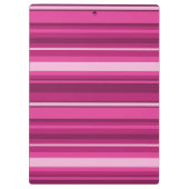 Monogram fuchsia strepen klembord (Achterkant)