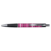 Monogram fuchsia strepen pen (Achterkant)