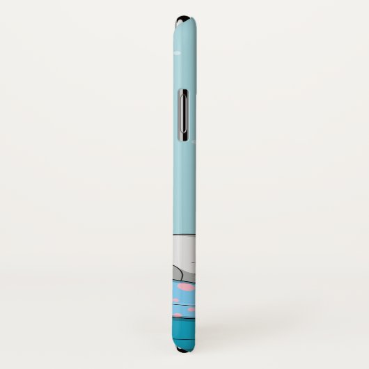 Monogram Funny Whimsical Cats Trendy Modern Case-Mate iPhone Case (Achterkant / rechts)