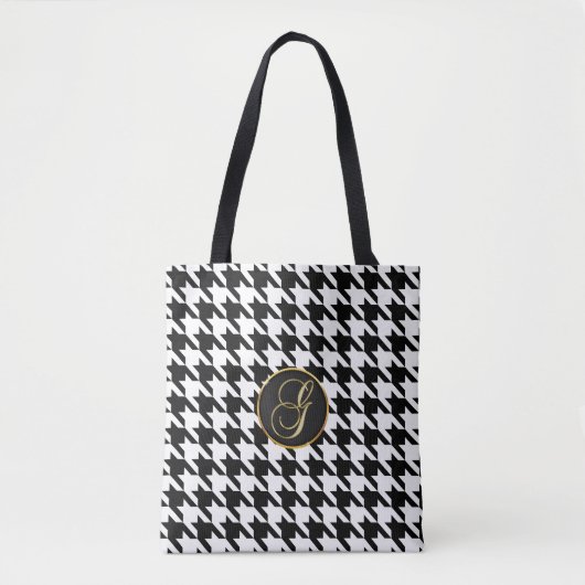 Monogram G Hounds tooth schoudertassen Tote Bag (Voorkant)