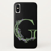 Monogram G Lavendel Eucalyptus Case-Mate iPhone Case (Achterkant)