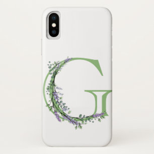 Monogram G Lavendel Eucalyptus Case-Mate iPhone Case