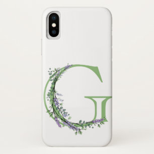 Monogram G Lavender Eucalyptus Case-Mate iPhone Case